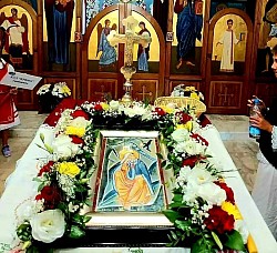 Икона Светог пророка Илије, небеског заштитника парохије карановачке