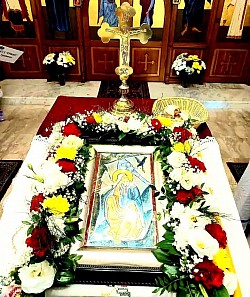 Славска икона Светог пророка Илије заштитника и патрона Храма Светог пророка Илије у насељу Карановац