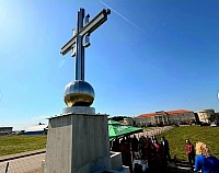 Освећење земљишта за храм Светог Саве  у Бијељини по узору на Хиландар